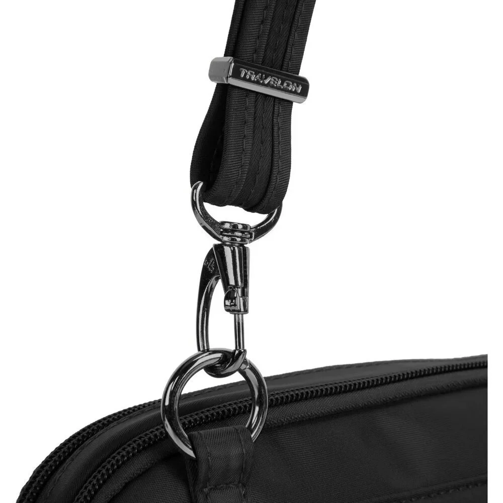 Women's Anti-theft Organizer Crossbody Zipper Wallet RFID Secure Travel